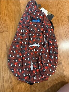Kavu Brown Red Fox Pattern Rope Sling
